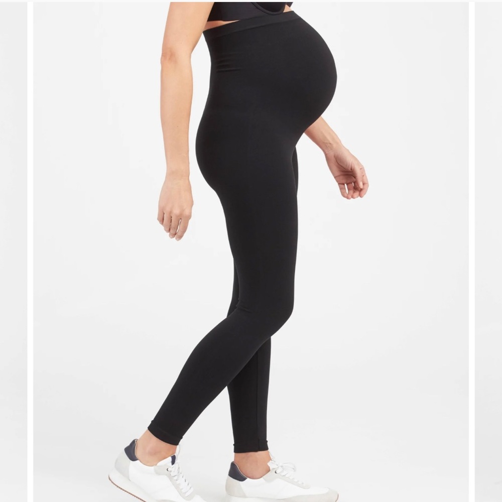 Spanx maternity, Look at Me Now leggings in black, size XL